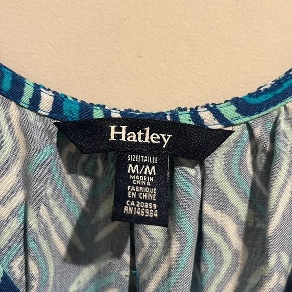 Hatley blue white teal jumpsuit. Size medium. - Picture 4 of 8